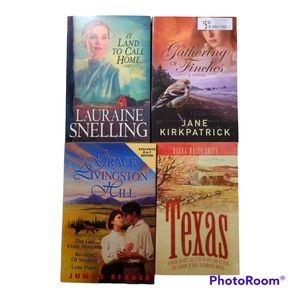 Lot of 4 1890's Era Western Books